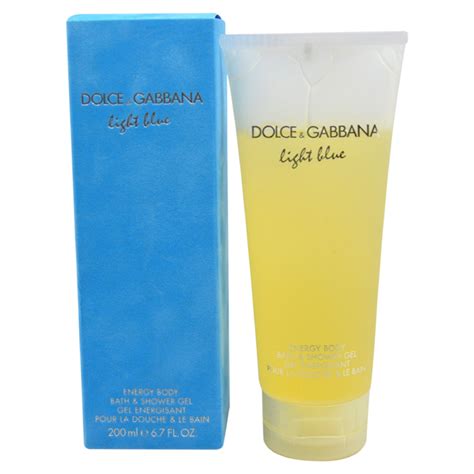 dolce gabbana light blue bath shower gel|light blue body wash.